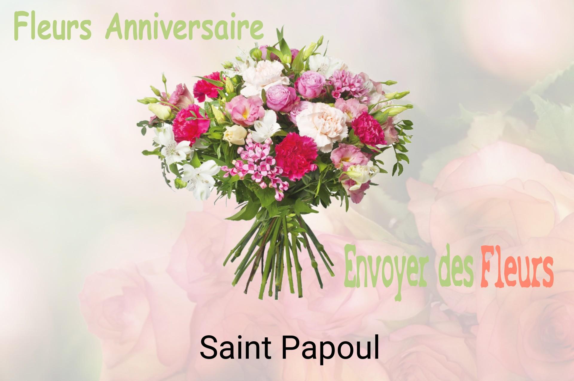 Bouquet de fleurs d’anniversaire livré à Saint-Papoul